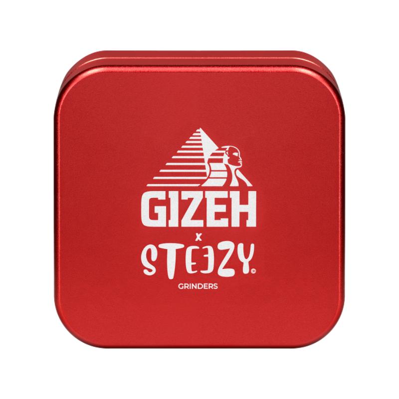 GIZEH x STEEZY Grinder 2-pièces 55mm Rot Grinders