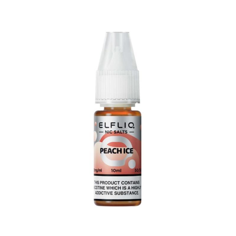 ELFLIQ - Elfbar Liquid (10ml/20mg) Peach ICE KC Import