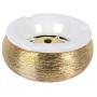 Windascher mit Struktur Gold 15cm KC Import