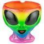 Alien Aschenbecher Bunt 9 x 9 cm KC Import