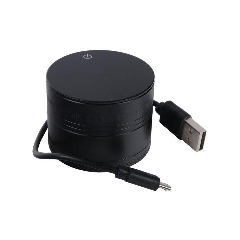 Alu Grinder "USB" 3-pièces 50mm mit Anzünder KC Import