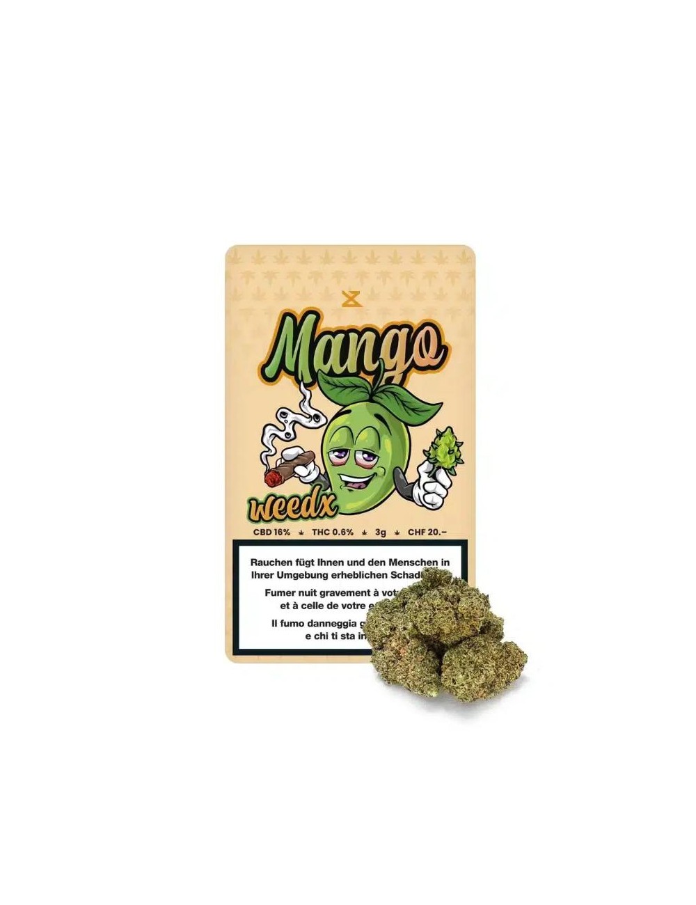 Weedx - Mango (CHF 20.00/3g)