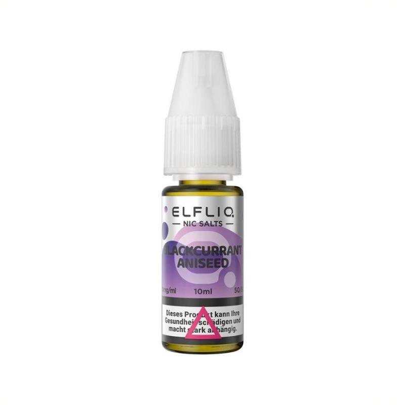 ELFLIQ - Elfbar Liquid (10ml/20mg) Blackcurrant Anissed KC Import