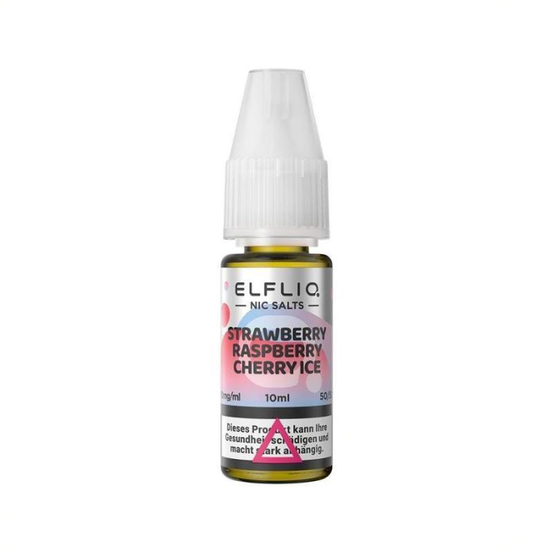 ELFLIQ - Elfbar Liquid (10ml/20mg) Strawberry Raspberry Cherry ICE KC Import