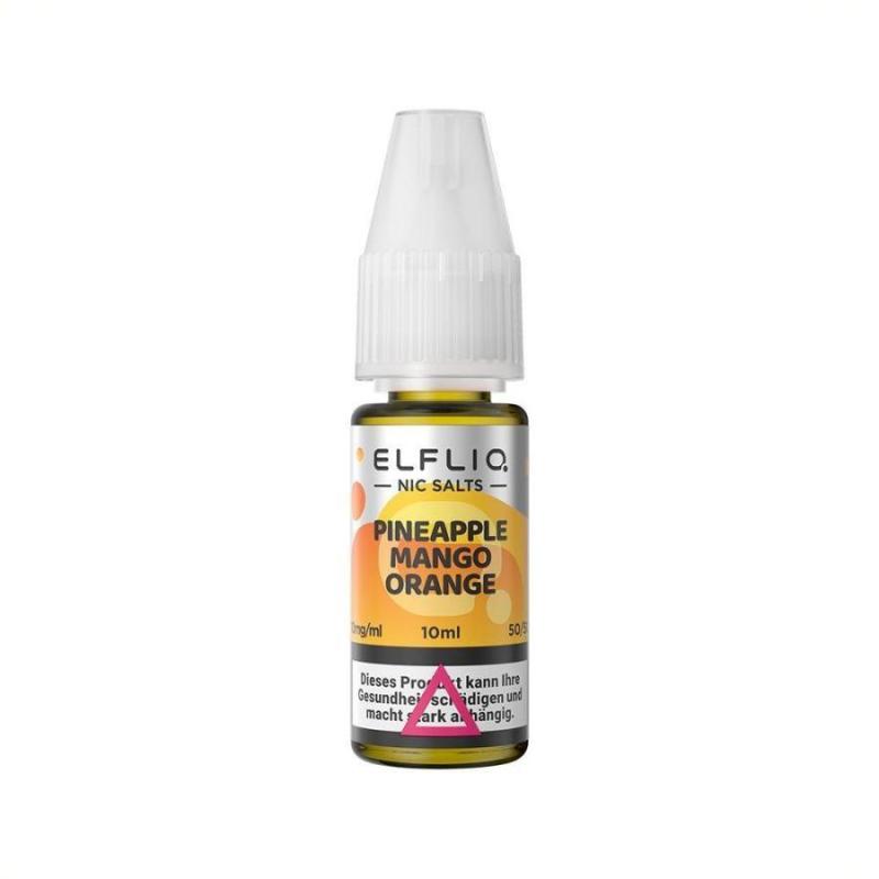 ELFLIQ - Elfbar Liquid (10ml/10mg) Pineapple Mango Orange KC Import