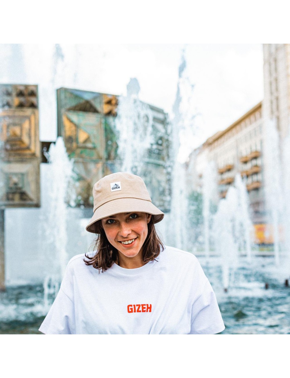 GIZEH Bucket Hat, beige 59 57