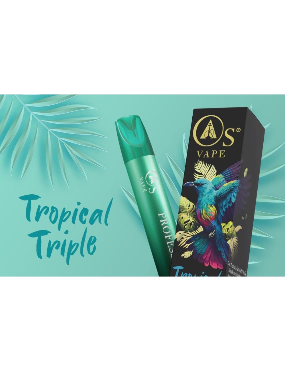 O'S Vapes (20mg/750 P) Tropical Triple