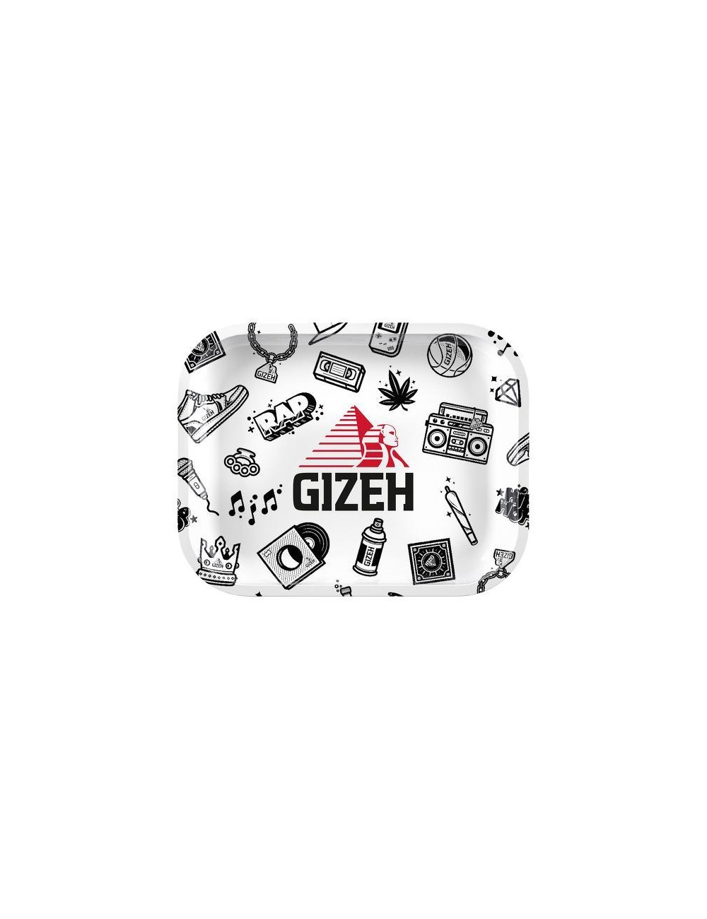 GIZEH Comic Mix Tray Small (18cm  x 14cm) Weiss