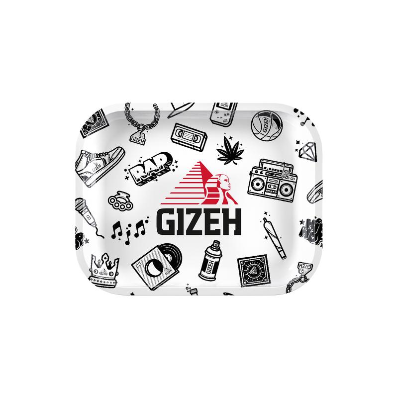 GIZEH Comic Mix Tray Small (18cm x 14cm) Weiss Bols et plateaux à rouler