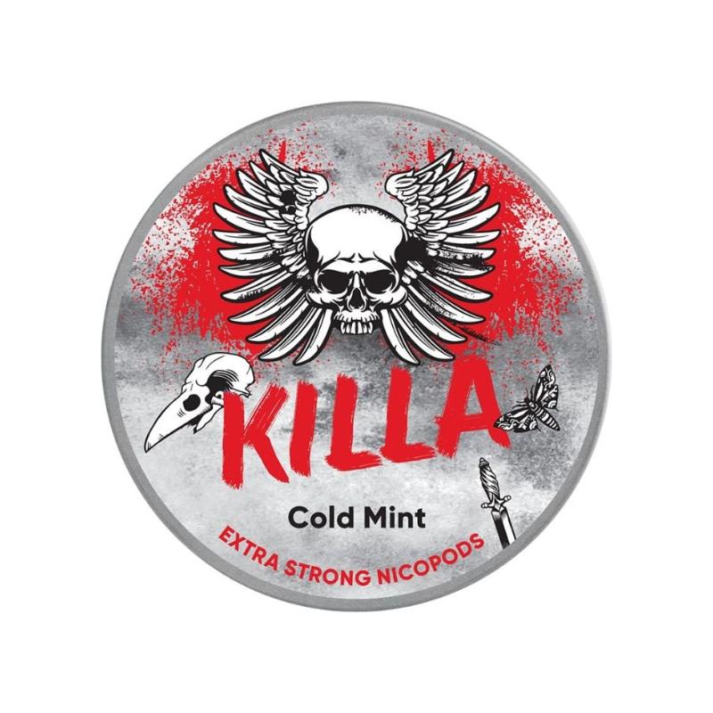 KILLA Cold Mint - All White (10 x 16g) Snus