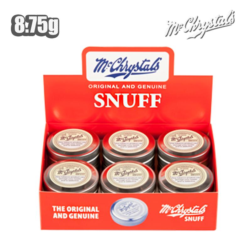 Mc.Chrystal`s - Snuff (12 x 10g) Large Snus, Snuff und Sniff