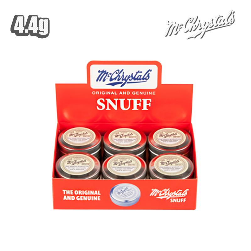 Mc.Chrystal`s - Snuff (12 x 4.4g) Small Snus, Snuff and Sniff