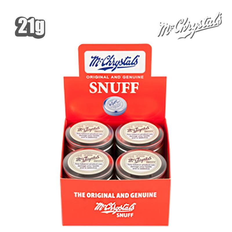 Mc.Chrystal`s - Snuff (12 x 21g) Extra Large Snus, Snuff and Sniff