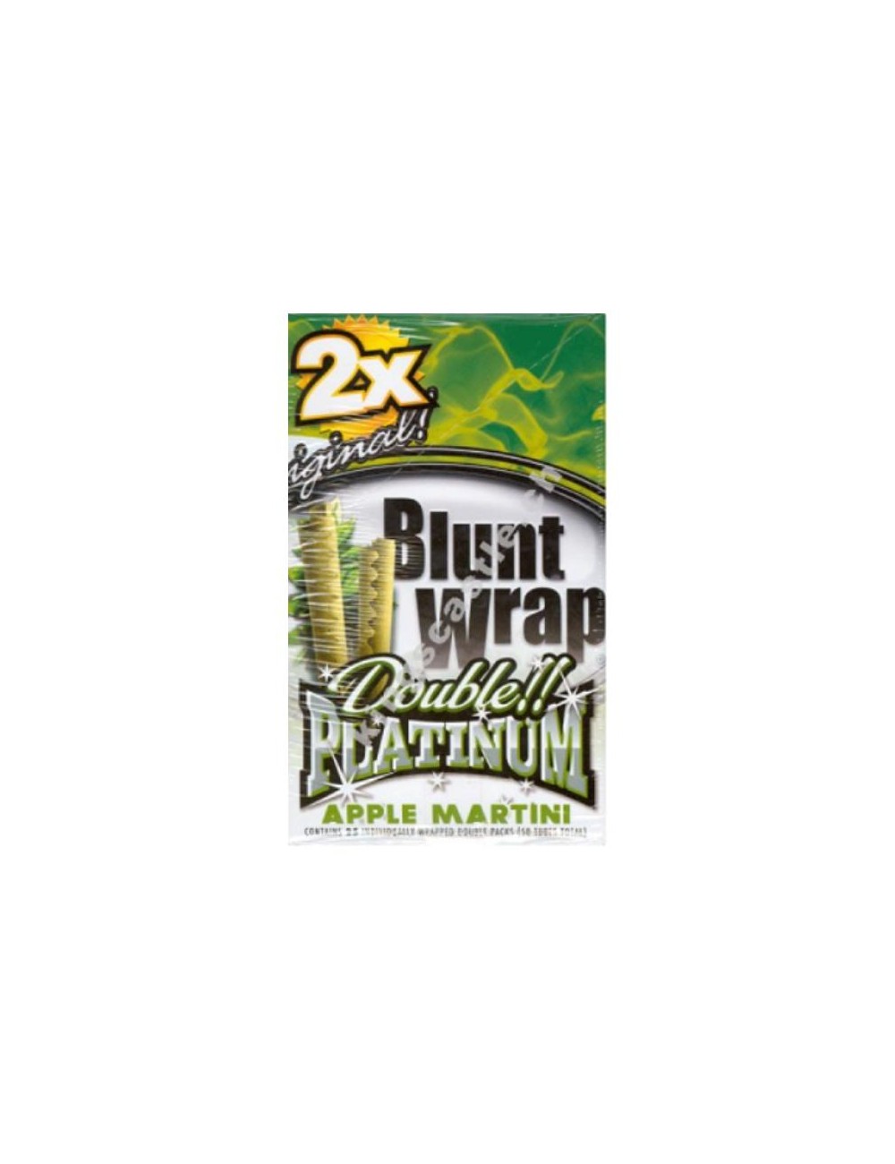 Blunt Wrap Platinum double - Apple Martini ( 25 x 2pcs)