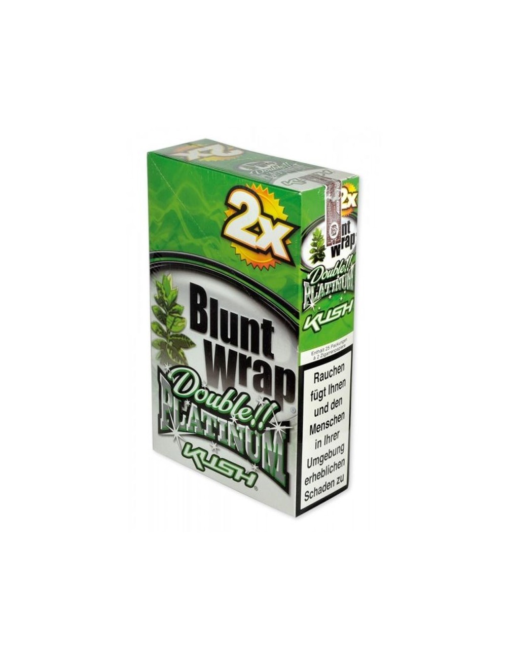 Blunt Wrap Platinum double - Kush ( 25 x 2pcs)