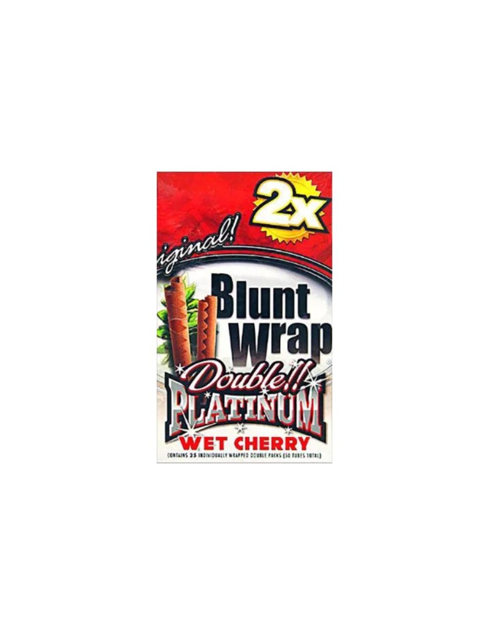Blunt Wrap Platinum double - Wet Cherry ( 25 x 2pcs)