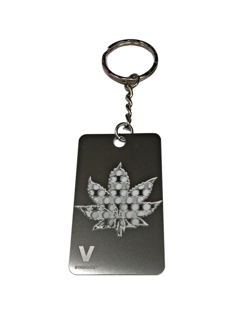 Grinder Card Key Chain "Leaf"