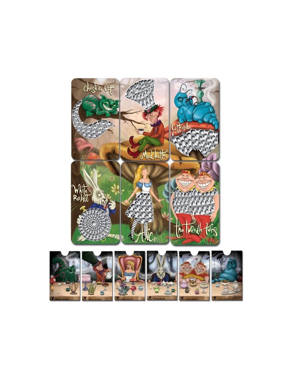 Grinder Card Set "Alice" (6 pcs.)