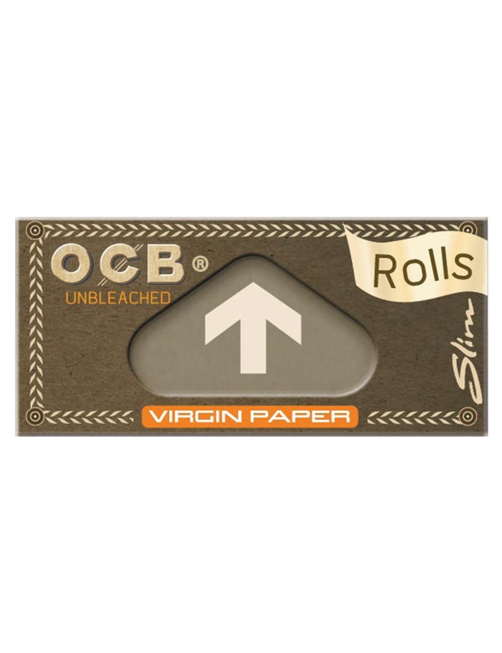 OCB Rolls Virgin Slim Unbleached (24 Stk.)
