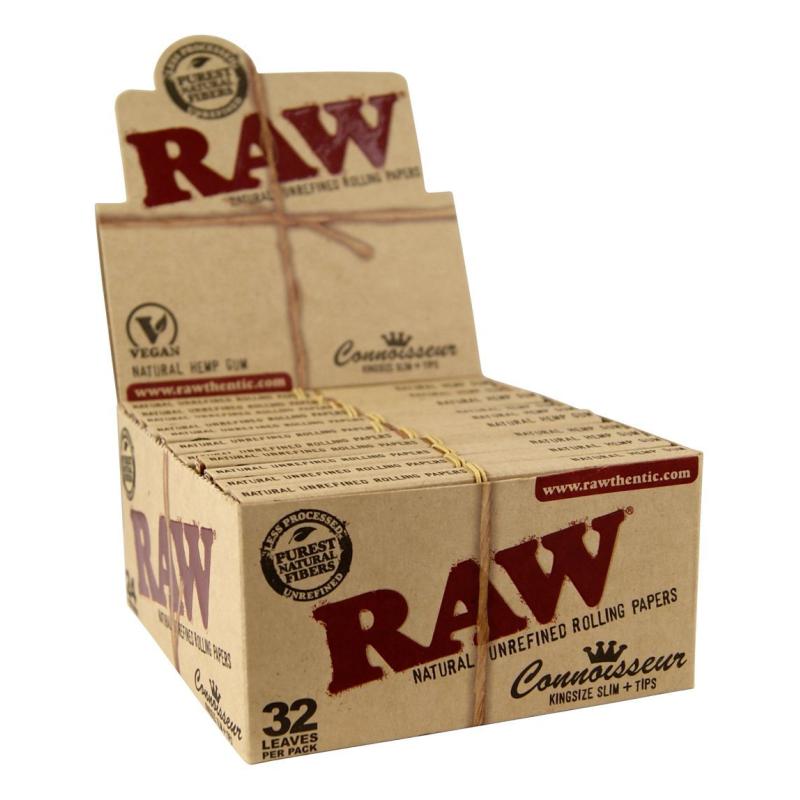 RAW Connoisseur KS Slim & Tips (24 pcs.