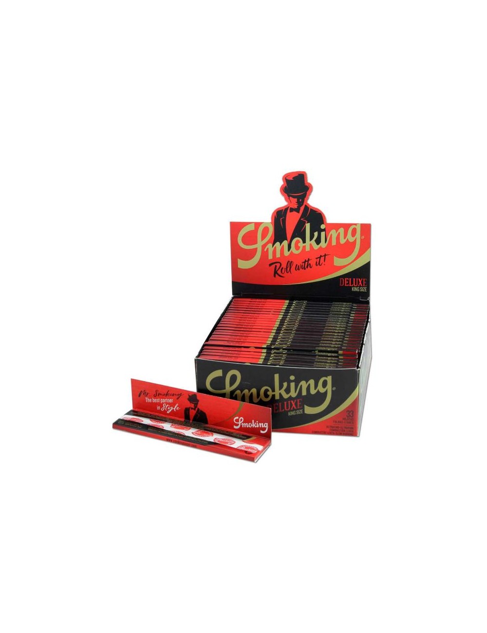 Smoking KS De Luxe schwarz (50 Stk.)