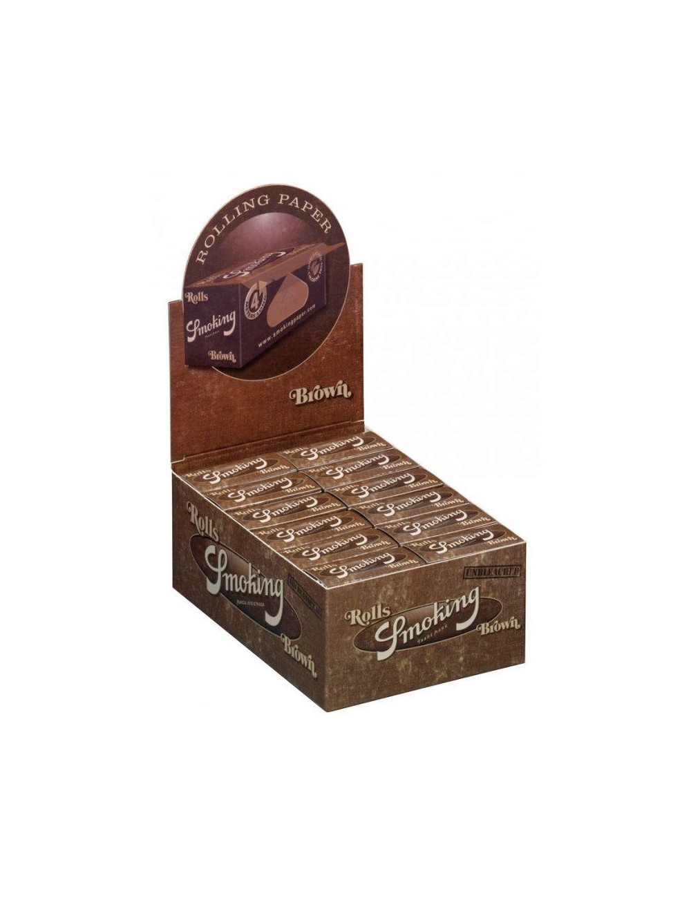 Smoking Rolls Brown Unbleached (24 Stk.)