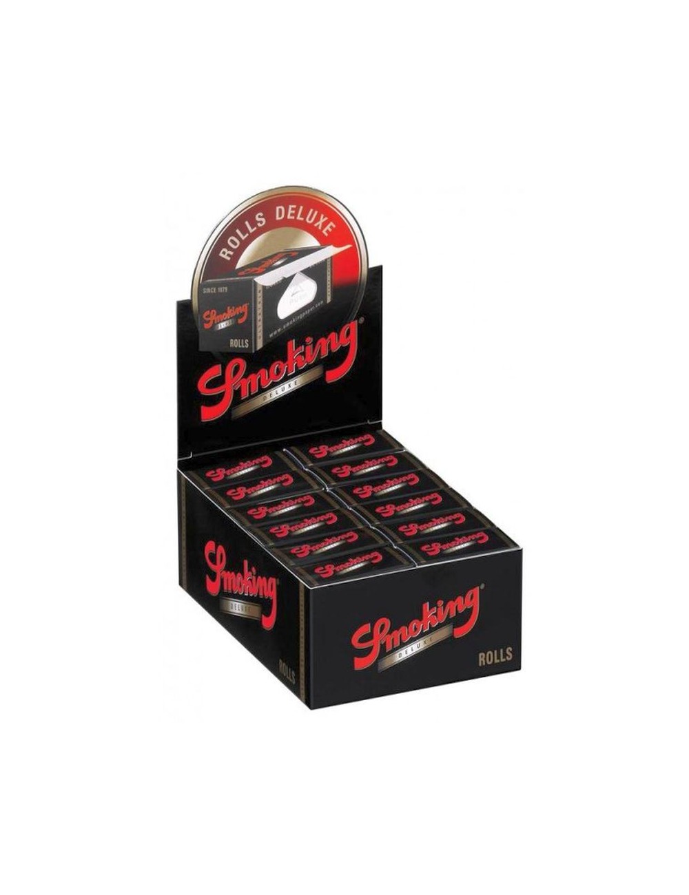 Smoking Rolls De Luxe schwarz (24 pcs.)
