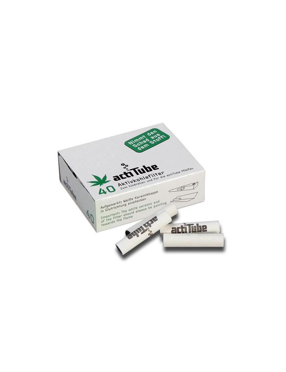 actiTube Activated carbon filter (40 pcs.)