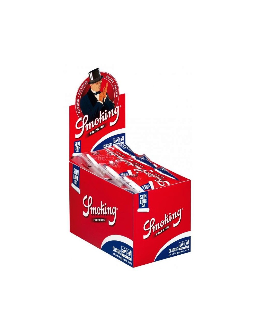 Smoking Filter Slim Classic - Lang (30 x 120 pcs.)