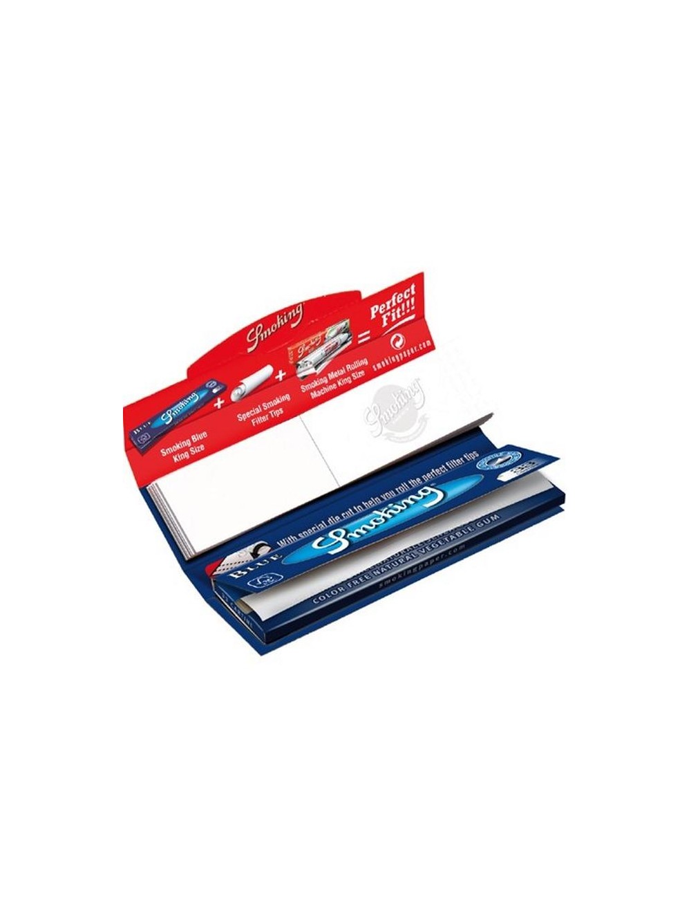 Smoking KS Blue + Filter Tips (24 pcs.)