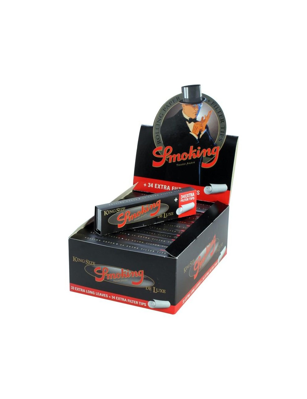 Smoking KS De Luxe + Filter Tips ( 24 pcs.)