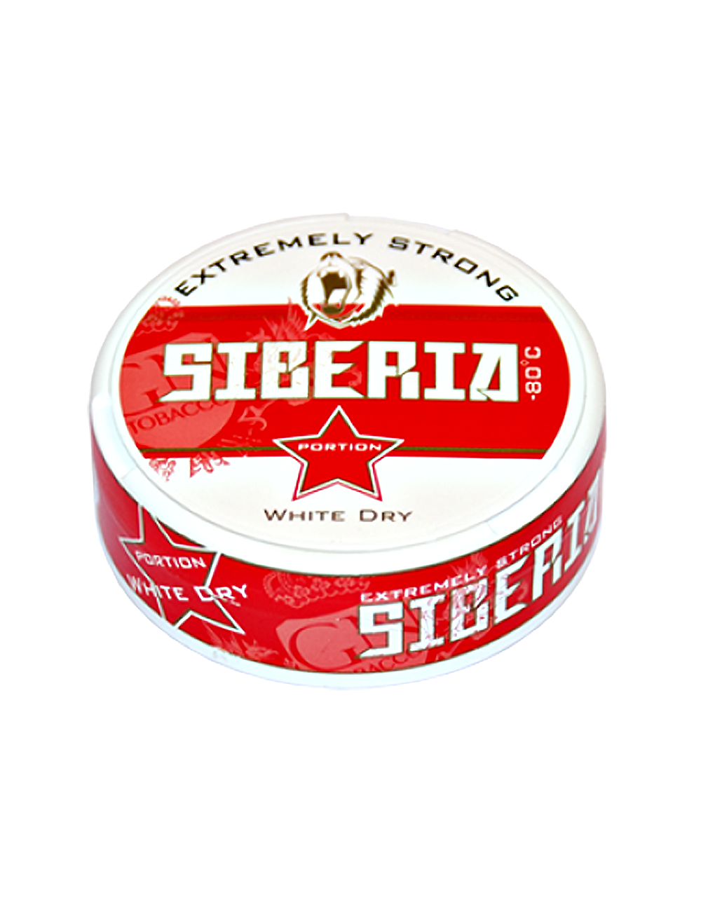 Siberia X-Strong White Dry - 80 degree - Rot (10 x 16g)