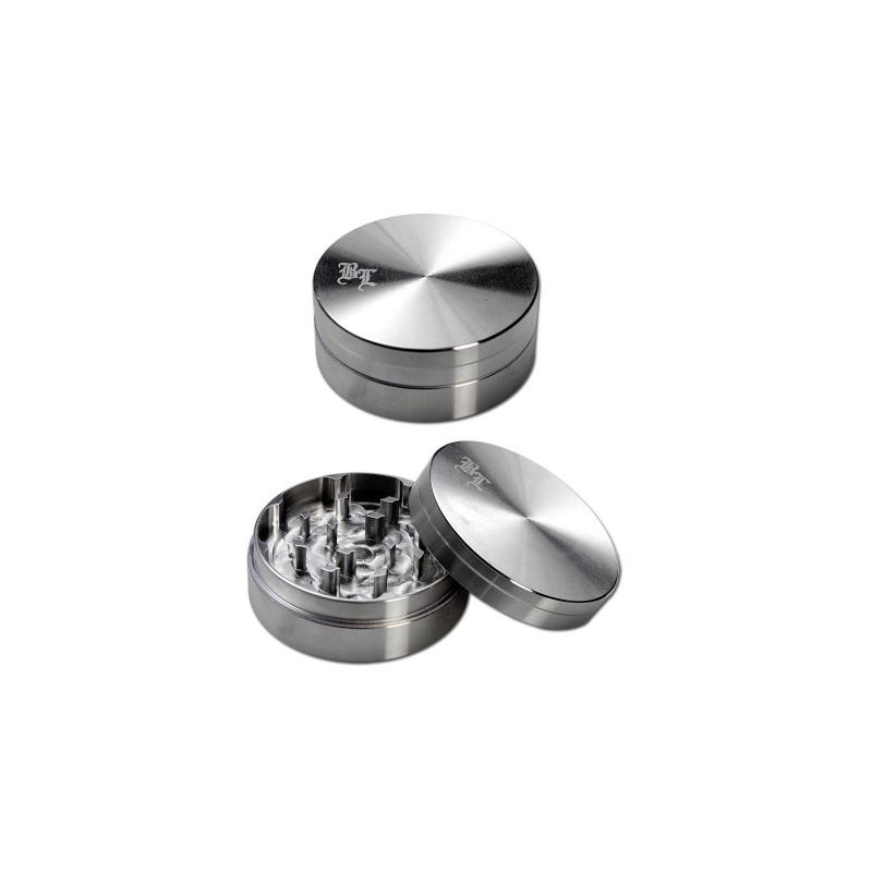 Metall Grinder 2-piece 49mm BL Silver KC Import