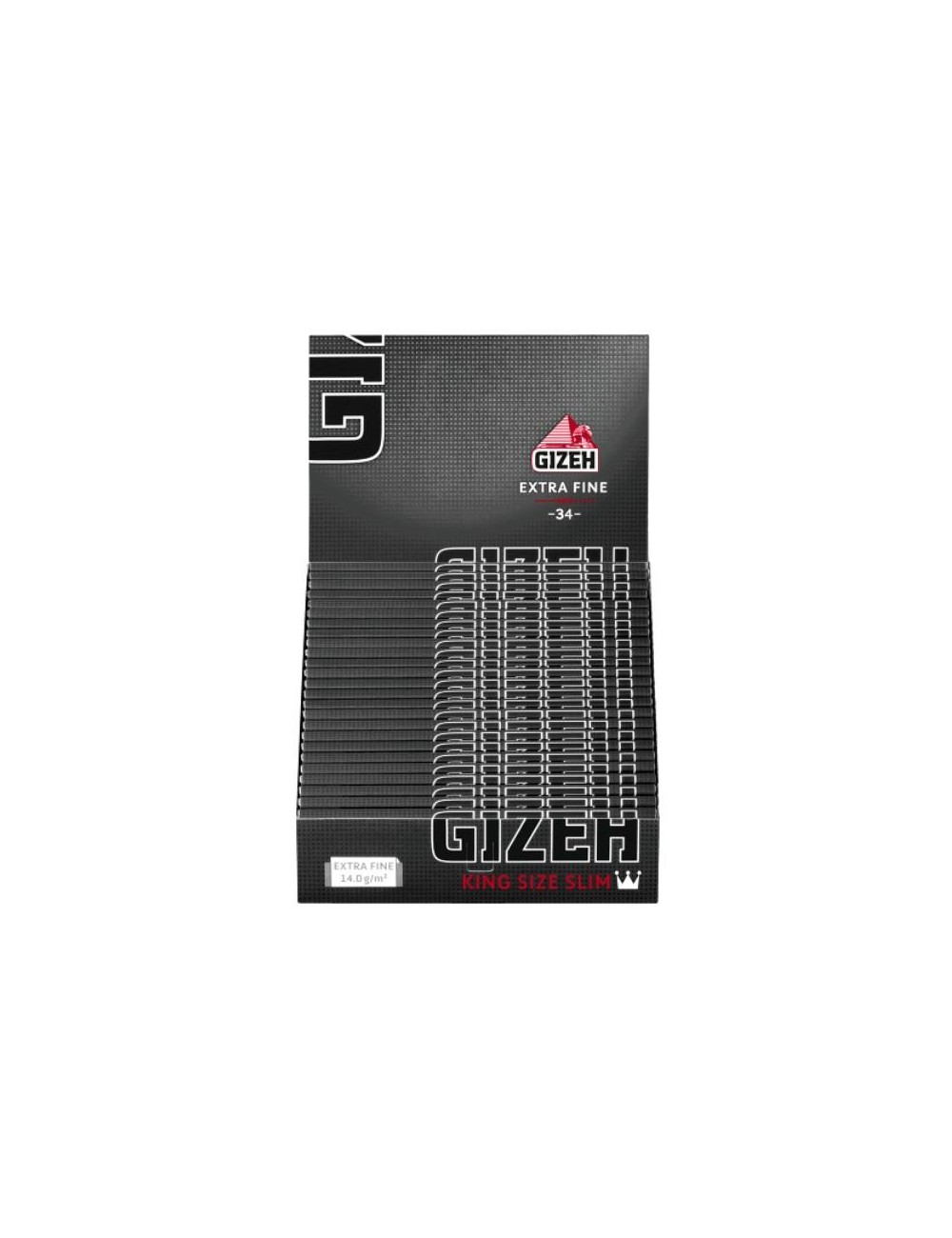 GIZEH Black King Size Slim (25 pcs.)