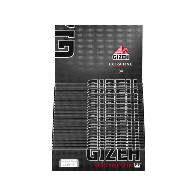 GIZEH Black King Size Slim (25 Stk.