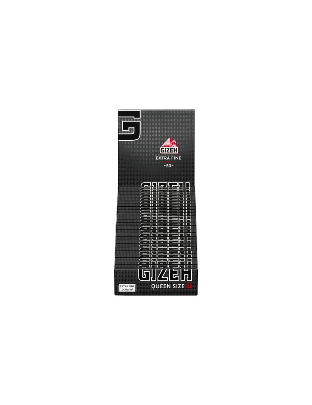 GIZEH Black Queen Size (25 Stk.)