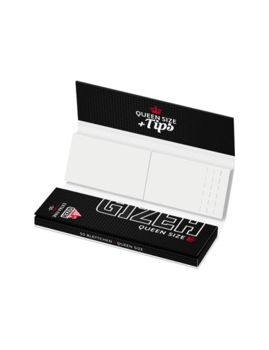 GIZEH Black Queen Size + Tips (26 Stk.)