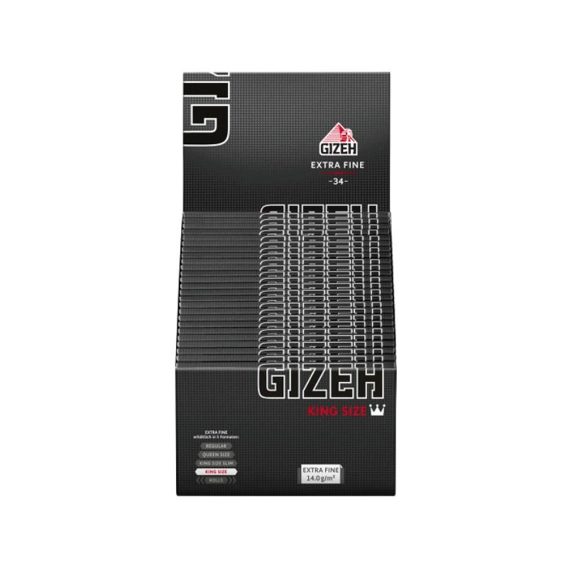 GIZEH Black King Size Slim (50 pcs.