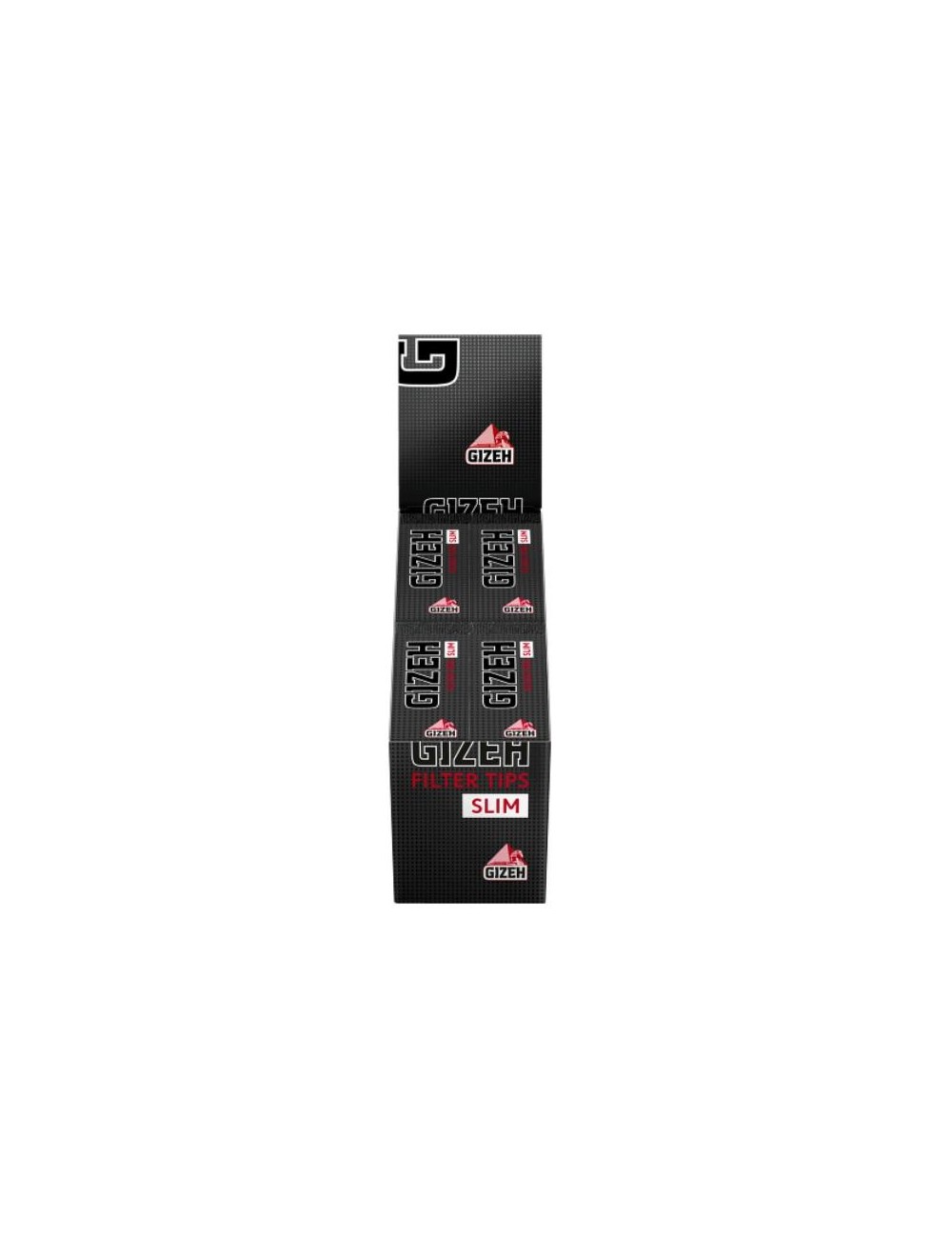 GIZEH Black Filter Tips Slim (24 Stk.)