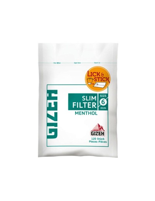 GIZEH Slim Filter Menthol (10 x 120 Stk.)