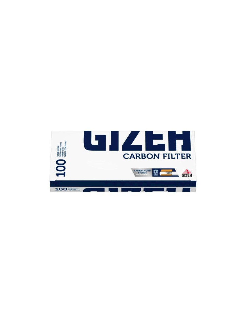 GIZEH Hülsen Carbon (100 pcs.)