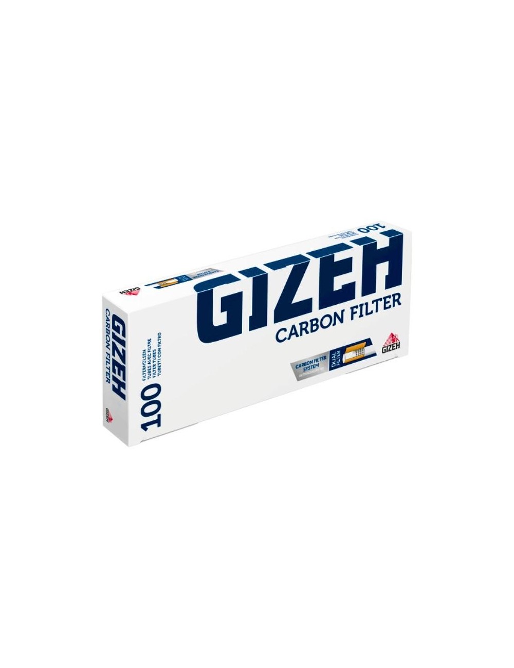 GIZEH Hülsen Carbon (100 pcs.)