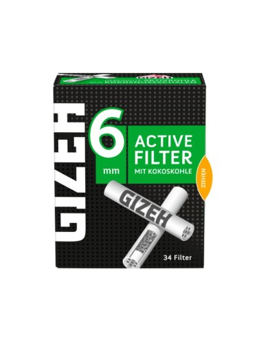 GIZEH Active Filter 6mm (10 x 34 Stk.)