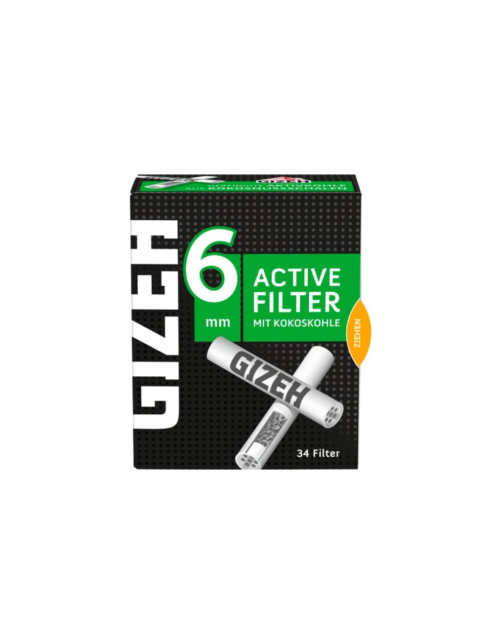 GIZEH Active Filter 6mm (10 x 34 pcs.)