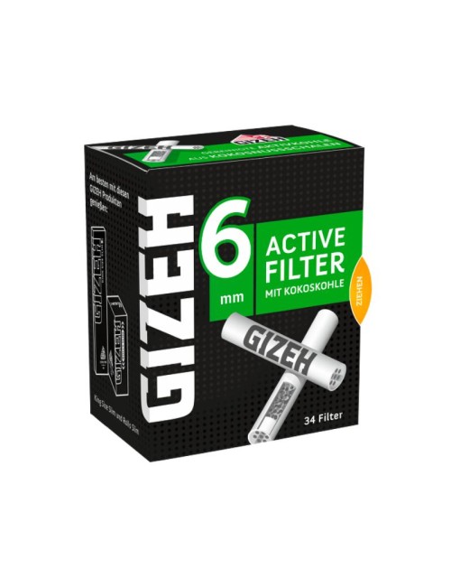 GIZEH Active Filter 6mm (10 x 34 pcs.)