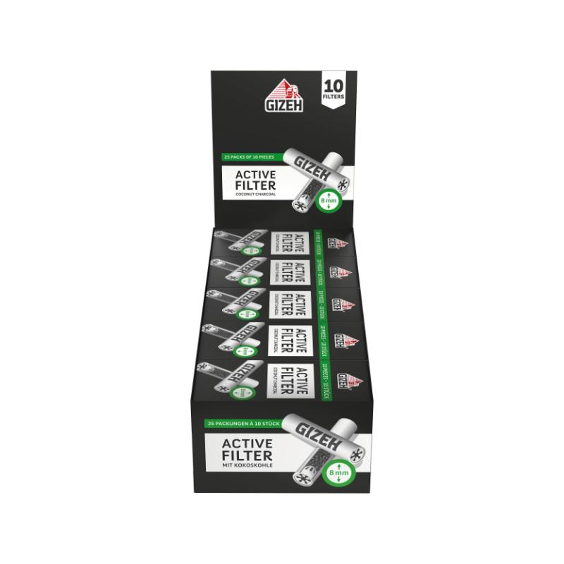 GIZEH Active Filter 8mm (25 x 10 pcs.