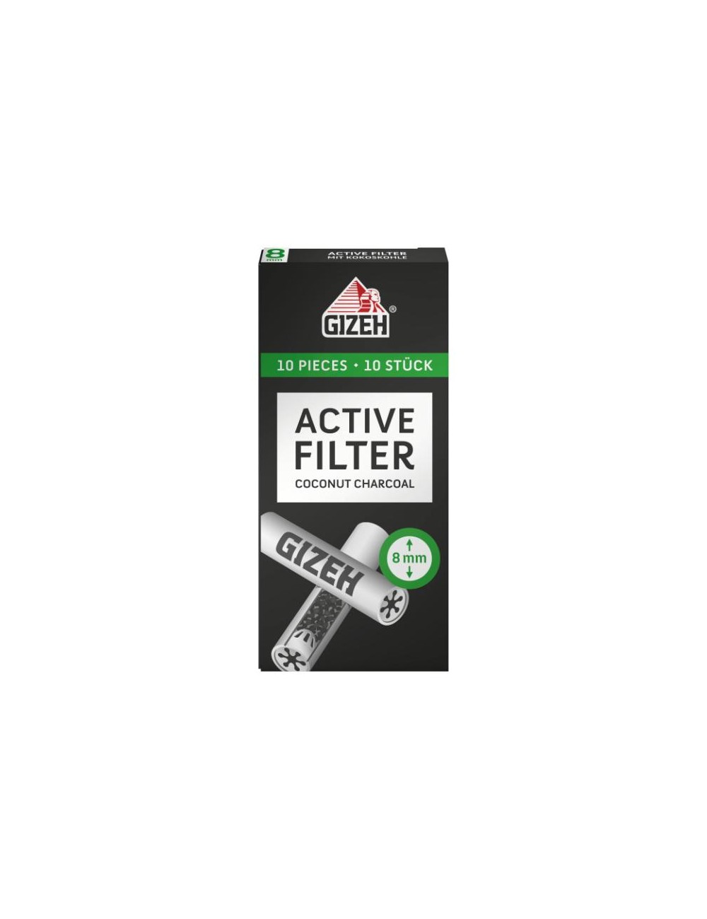 GIZEH Active Filter 8mm (25 x 10 Stk.)