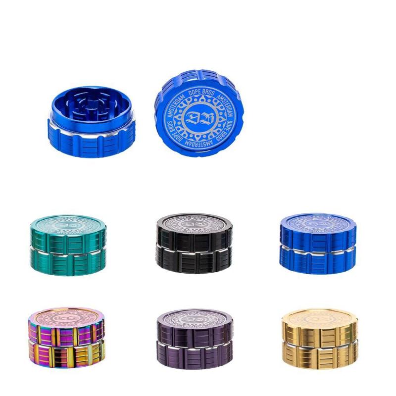 Metal Grinder 2-piece 40mm Amsterdam Gold Accessories