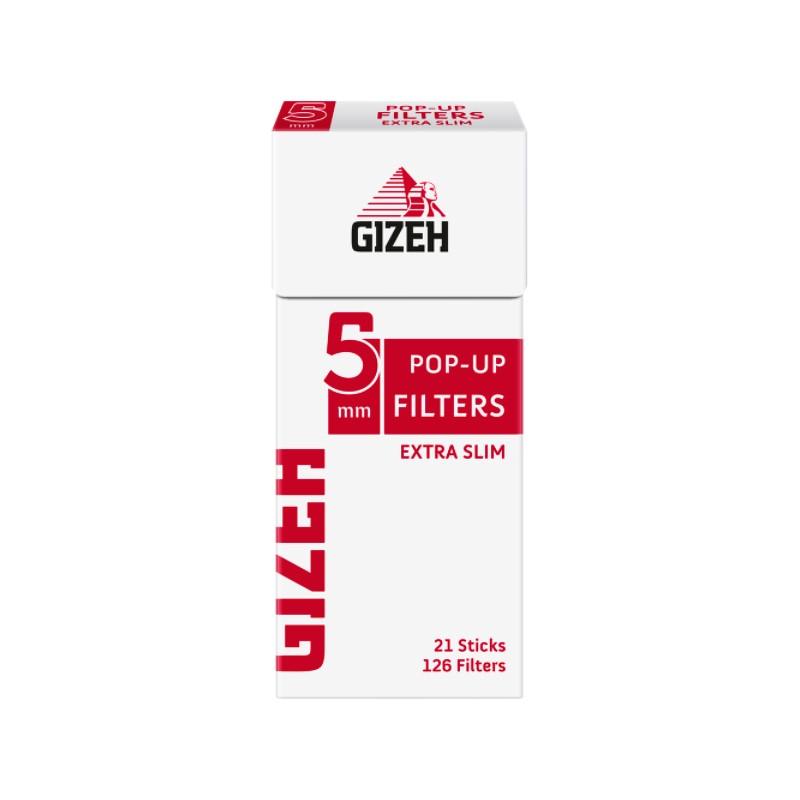 GIZEH Pop-up Filter Sticks Extra Slim (20 x 126 Stk.