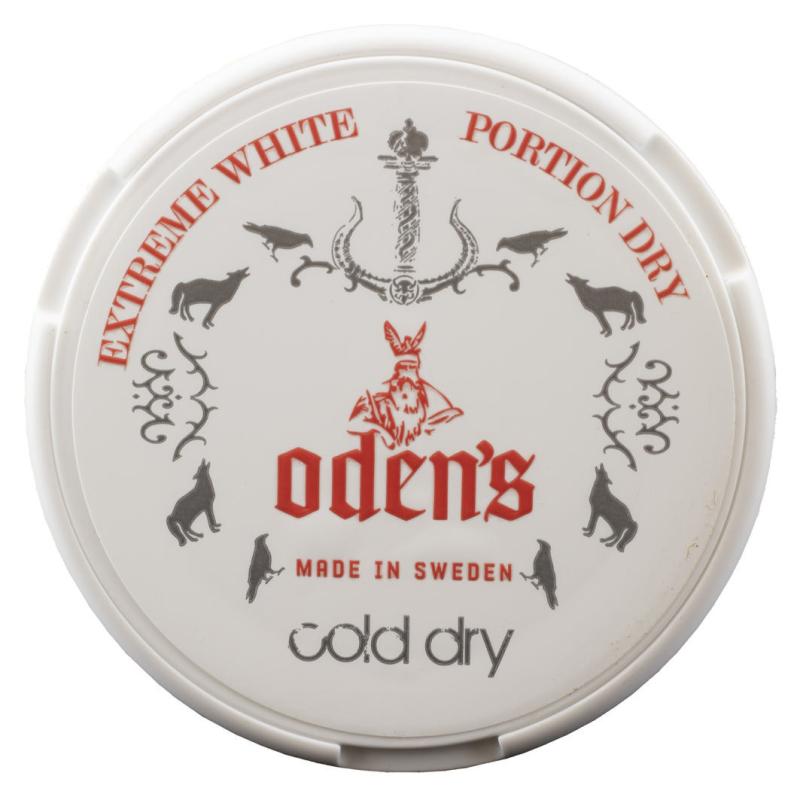 Oden's Extreme Bags - White Cold Dry SNUS (10 x 16g) KC Import